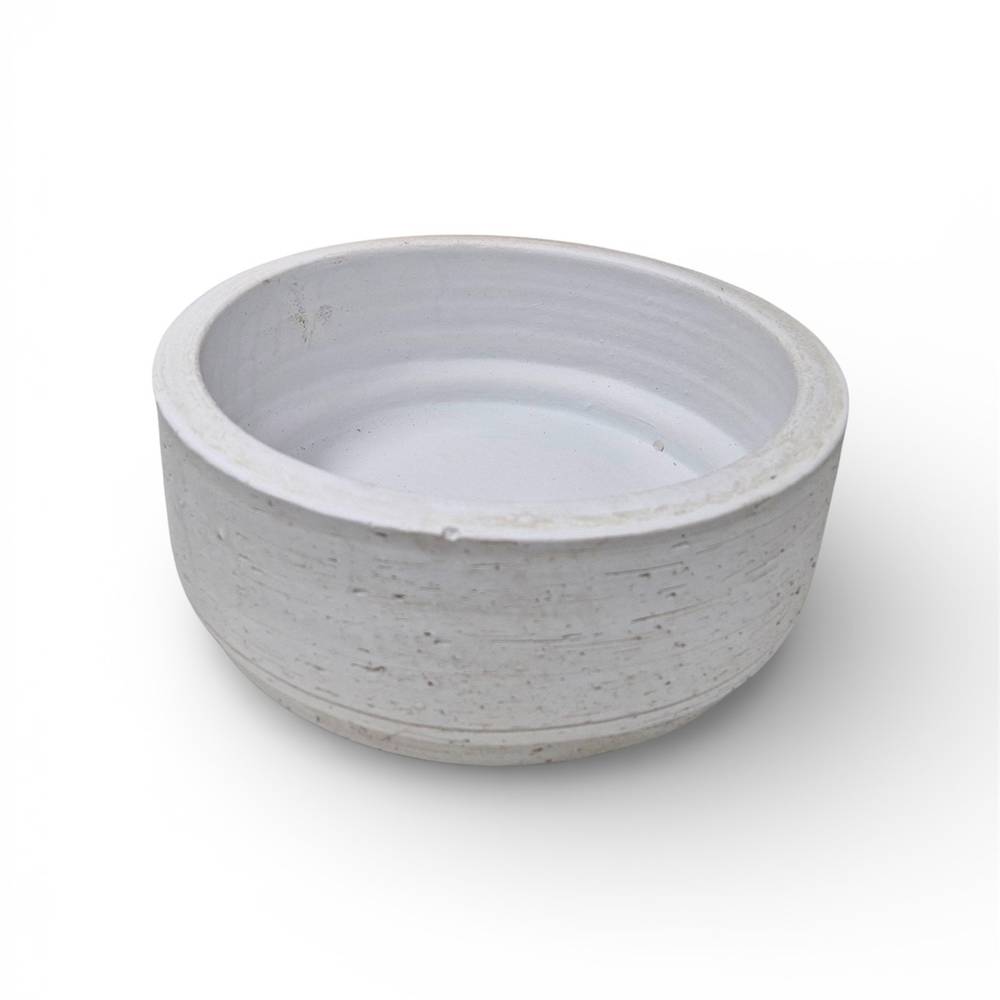 Keramik Schale Madrid weiss D29cm H11cm