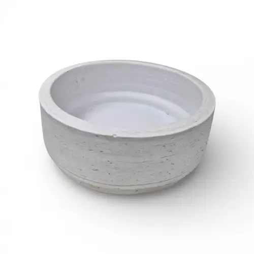 Keramik Schale Madrid weiss D29cm H11cm