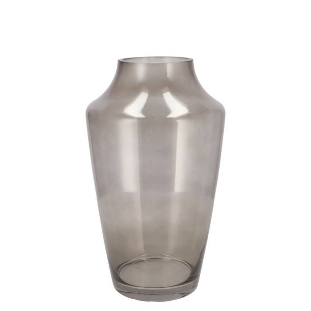 Glas Vase Filou grau D17cm H25cm