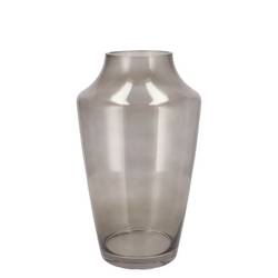 Glas Vase Filou grau D17cm H25cm