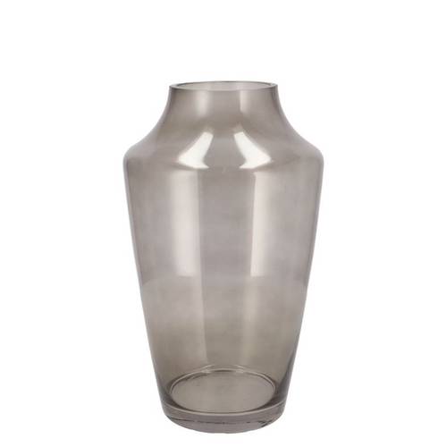 Glas Vase Filou grau D17cm H25cm