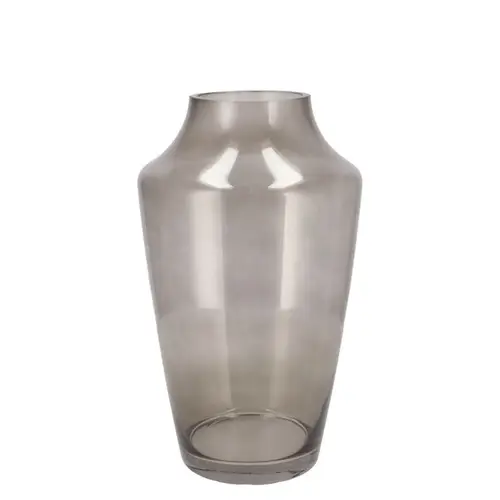 Glas Vase Filou grau D17cm H25cm