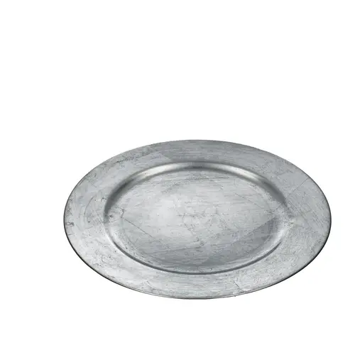 Melamine Teller silber D33cm