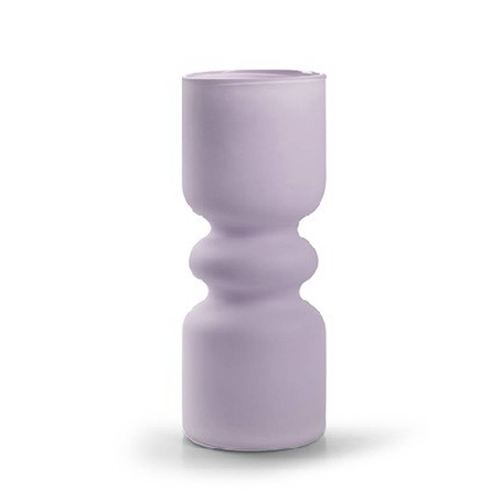 Glas Vase Funny lila D10cm H25cm