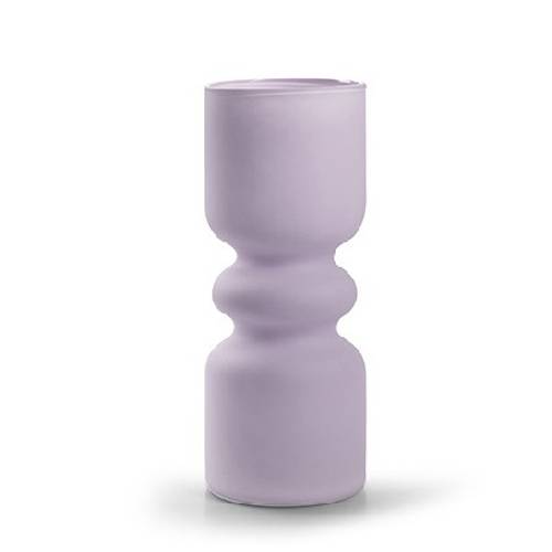 Glas Vase Funny lila D10cm H25cm