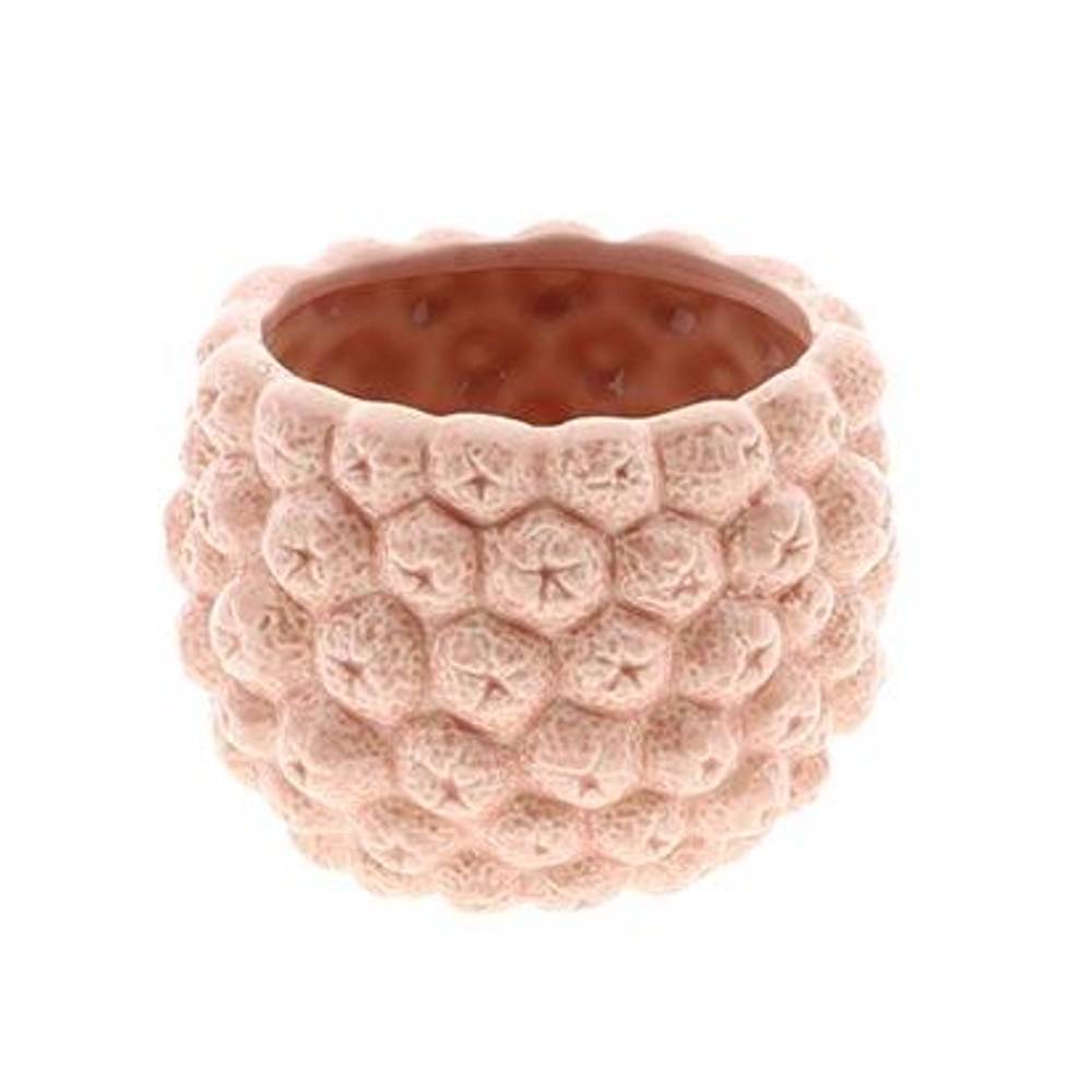 Keramik Übertopf Frutti rosa D16.5cm H13cm