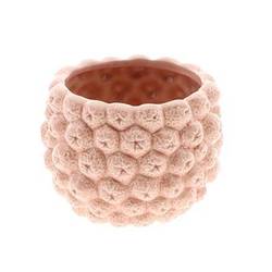 Keramik Übertopf Frutti rosa D16.5cm H13cm