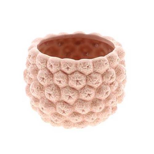 Keramik Übertopf Frutti rosa D16.5cm H13cm