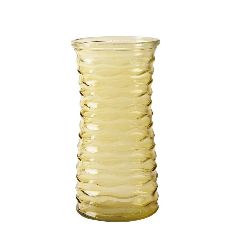 Glas Vase Egor gelb D10.5cm H21.5cm