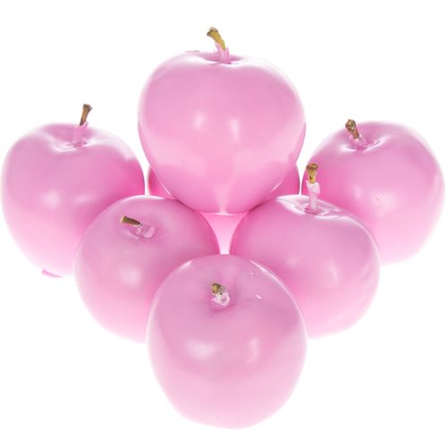 Apfel rosa Wachs D5cm