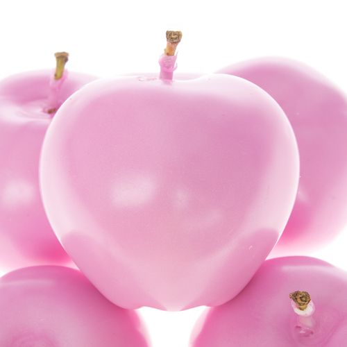 Apfel rosa Wachs D5cm