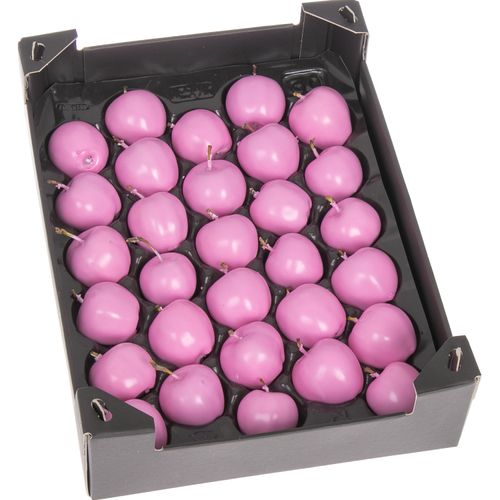 Apfel rosa Wachs D5cm
