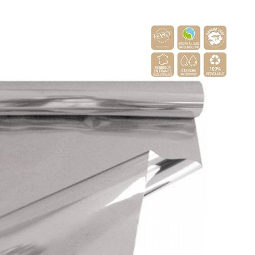 Folie Rolle 70cm Metall silber 50m