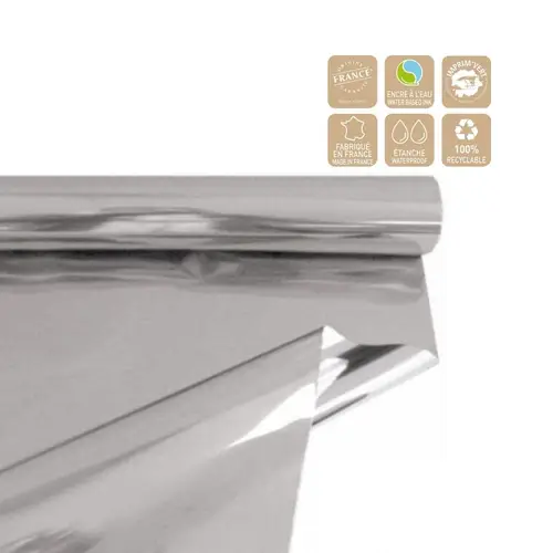 Folie Rolle 70cm Metall silber 50m