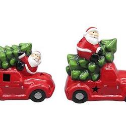 LED Santa Express rot 14x08x11cm