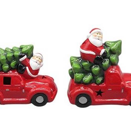 LED Santa Express rot 14x08x11cm