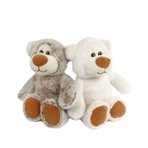 Plüschtieren mix Bär grau/weiss 40cm