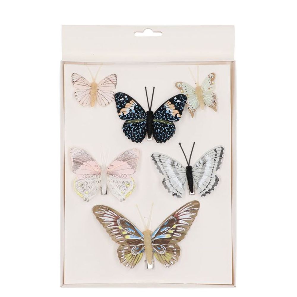 Schmetterling auf Clip Natur 6st