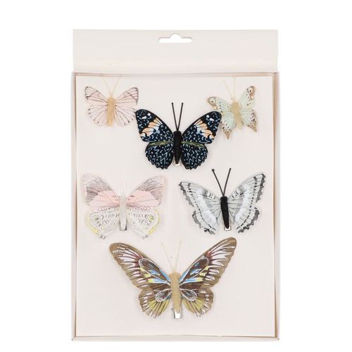 Schmetterling auf Clip Natur 6st