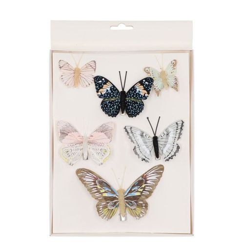 Schmetterling auf Clip Natur 6st