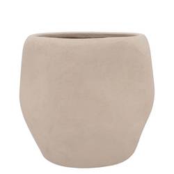 Keramik Übertopf Lisboa creme 20x20x18cm