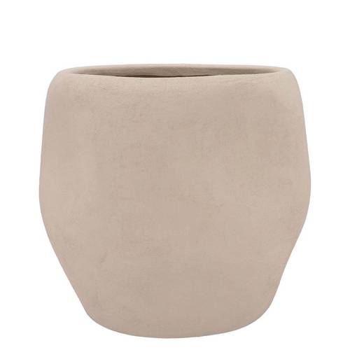 Keramik Übertopf Lisboa creme 20x20x18cm