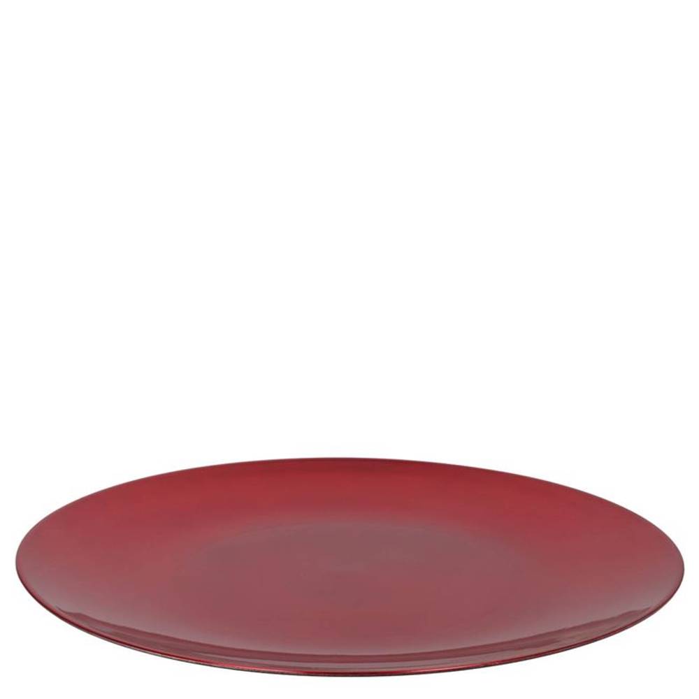 Melamine Teller Lisa rot Rund 28x28x02cm