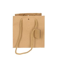 Tasche Gift Bag braun D18cm H18cm