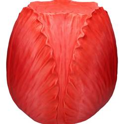 Beistelltisch Tulpe rot D46cm H45cm