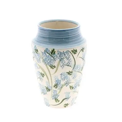 Keramik Vase Syringa blau D21cm H30cm