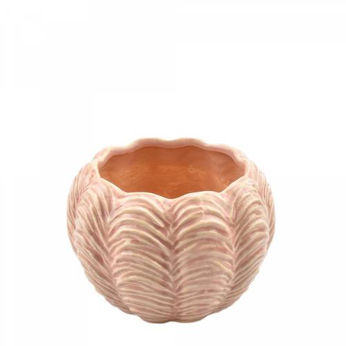 Keramik Übertopf Ada rosa D16cm H11.5cm