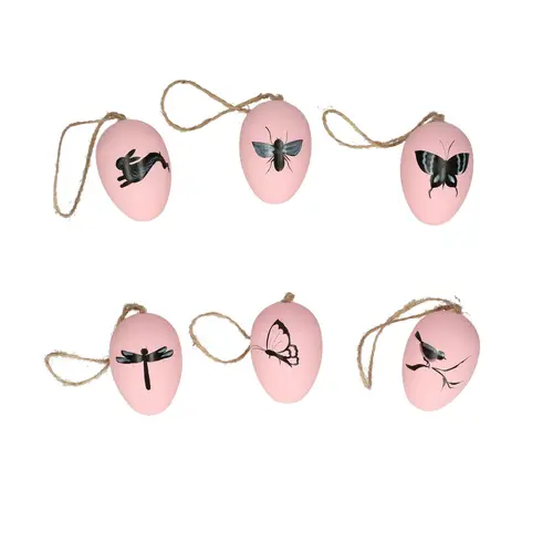Hänger Ei Tattoo rosa D06cm x6