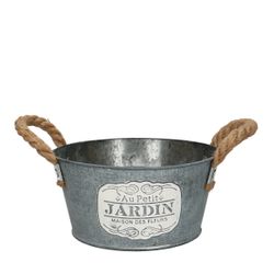 Zink Roy Behälter d18cm h9cm