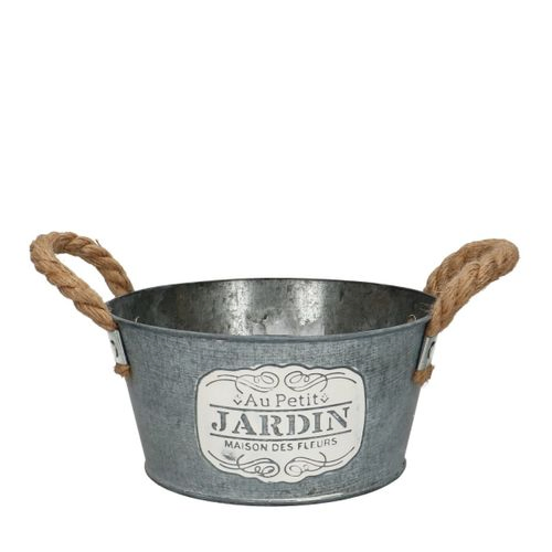 Zink Roy Behälter d18cm h9cm