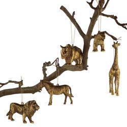 Hänger Wilde Tiere gold mix