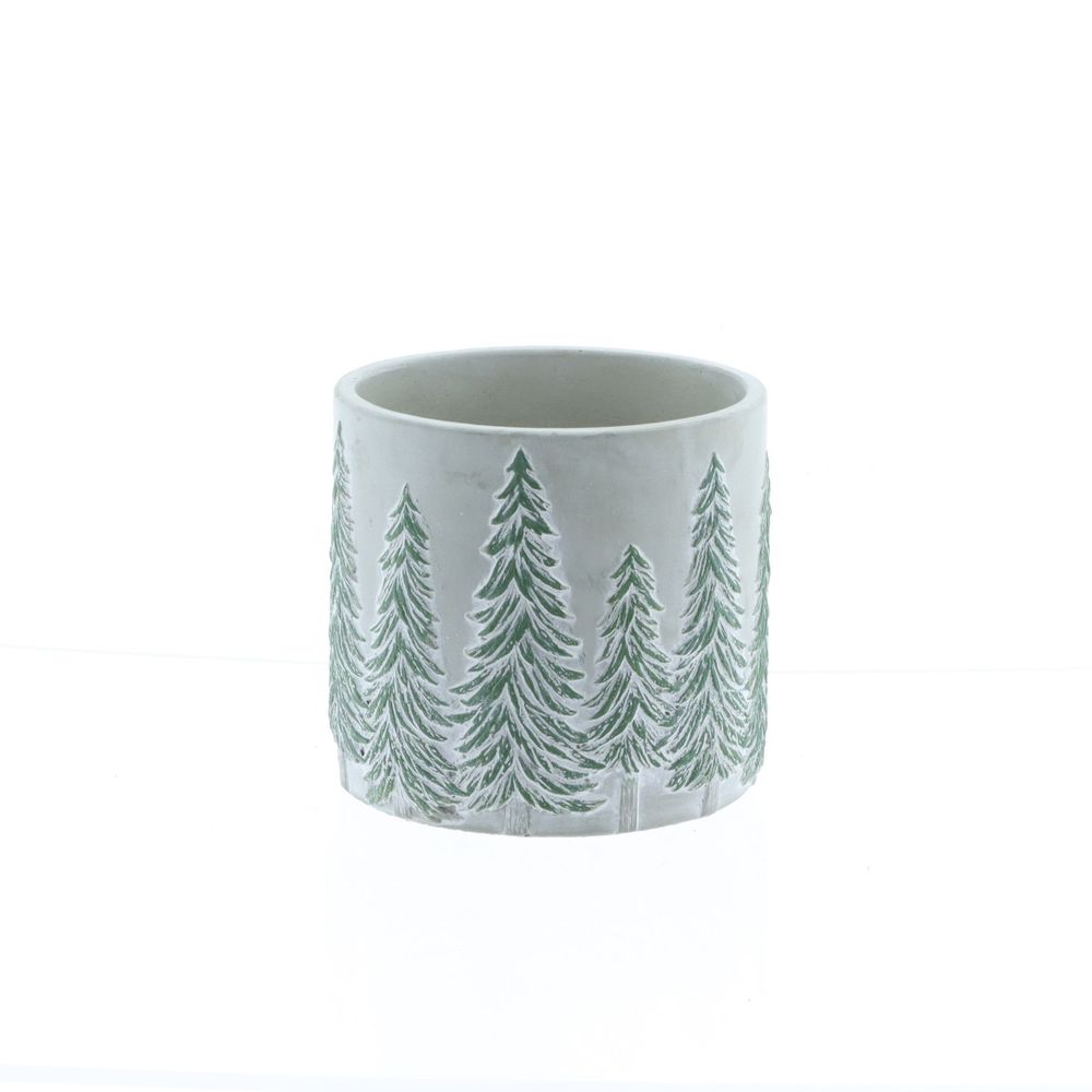 Keramik Baum grau D13.5cm H12cm