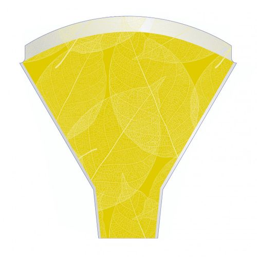 Tüte Skeleton Leaves gelb 50x35x10cm x50