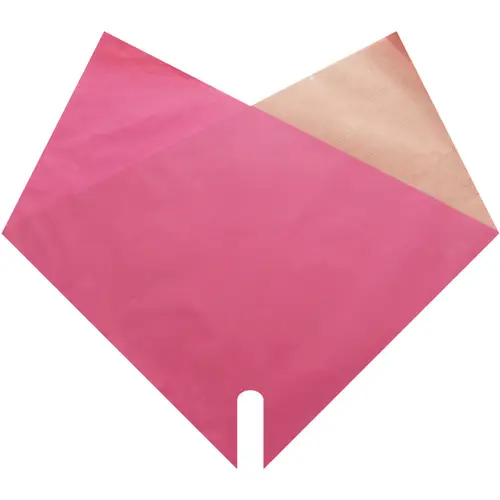 Tüte Kraft Double rosa 35x35cm x50