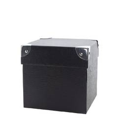 Hatbox Jaxx schwarz 13x13x12cm 