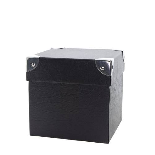 Hatbox Jaxx schwarz 13x13x12cm 