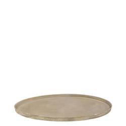 Zink Teller gold 26x02cm