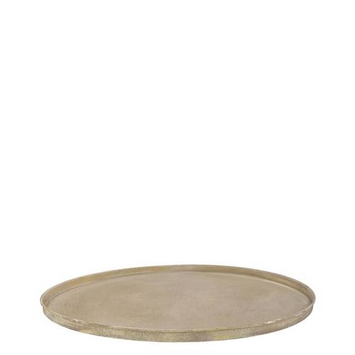 Zink Teller gold 26x02cm