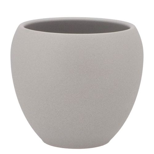 Keramik Übertopf Vinci grau matt D17cm H15cm