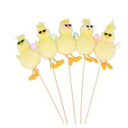 Ente auf Stab Sunny Fun mix D06cm H40cm