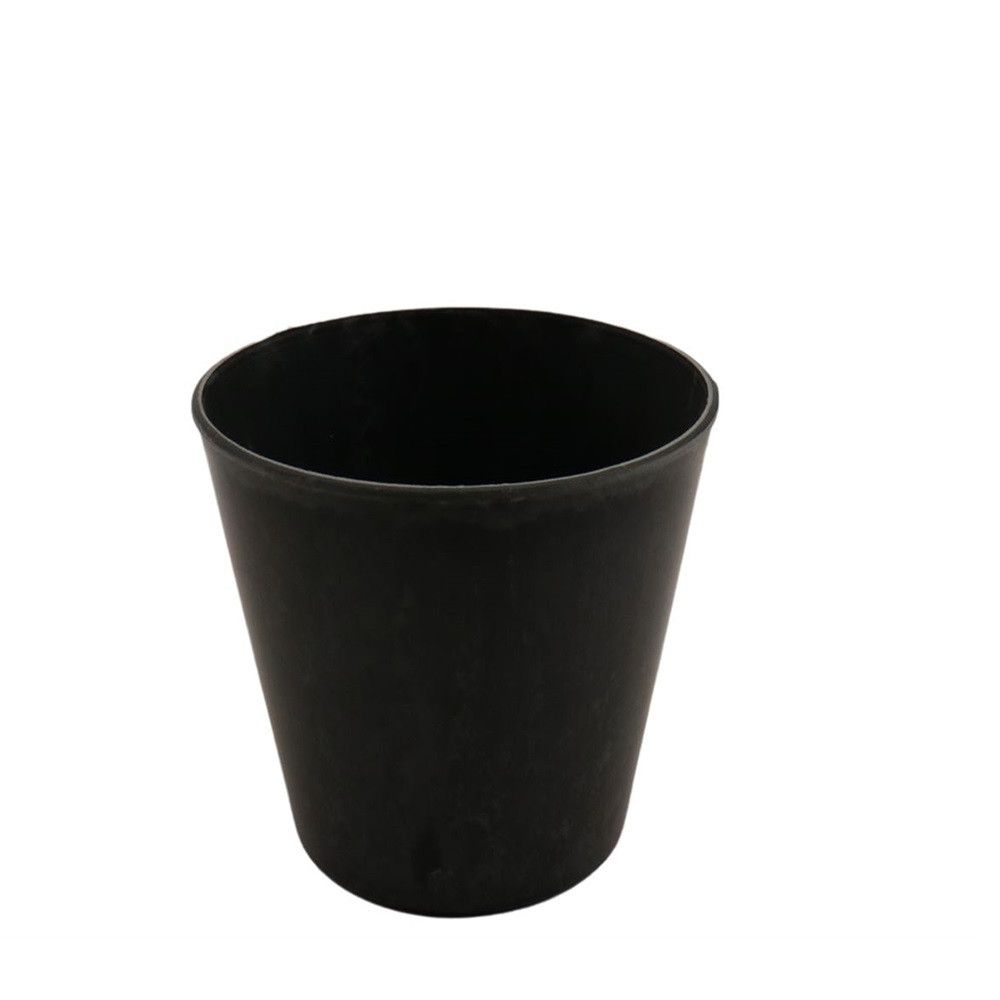Melamine Übertopf grau D17cm H15cm