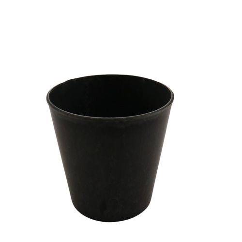 Melamine Übertopf grau D17cm H15cm