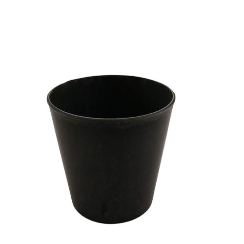 Melamine Übertopf grau D17cm H15cm