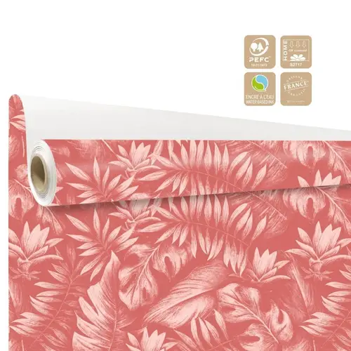 Papier Rolle 80cm 40m Kala Clayrton rot