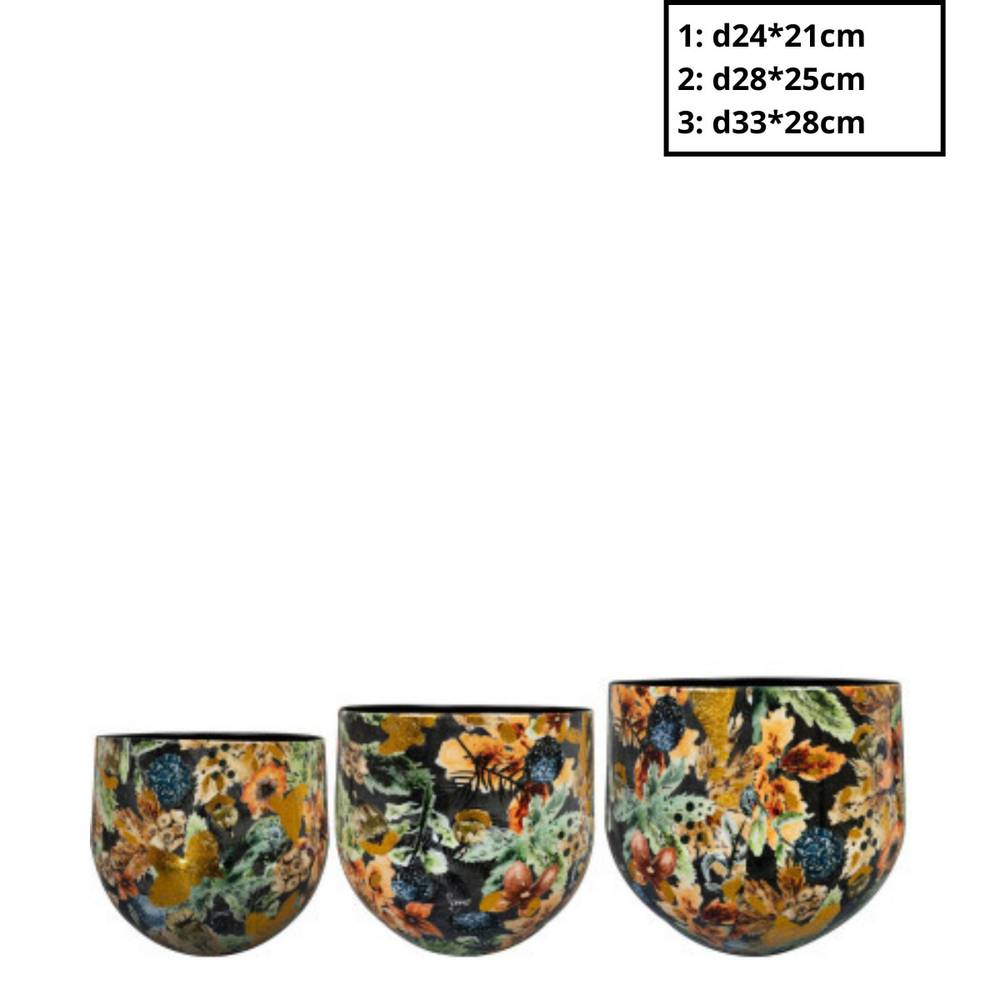 Übertopf Berry 3/Set D33cm H28cm