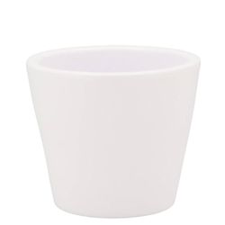 Keramik Übertopf Vinci weiss matt D12cm H10cm